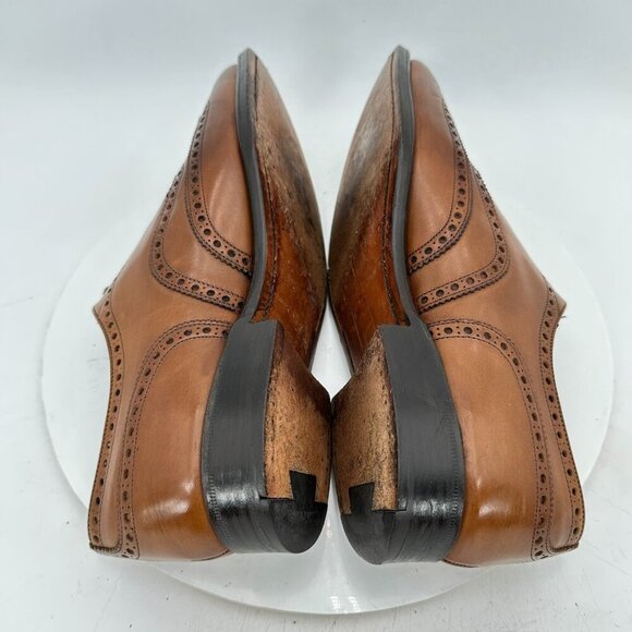 Church’s Sandringham 173 UK 8.5 F US 9.5 Brown Leather Wingtip Oxford Shoes - Picture 6 of 12